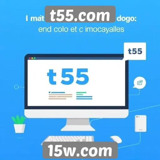 Análise das funcionalidades do site t55.com